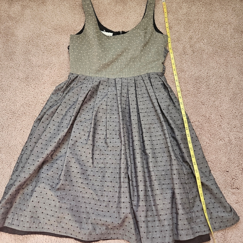 Corey Lynn Calter Vintage Inspired Fit Flare Polka Dot Anthropologie Dress 10 - Picture 4 of 7